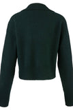 Lilia Button Front Sweater Forest