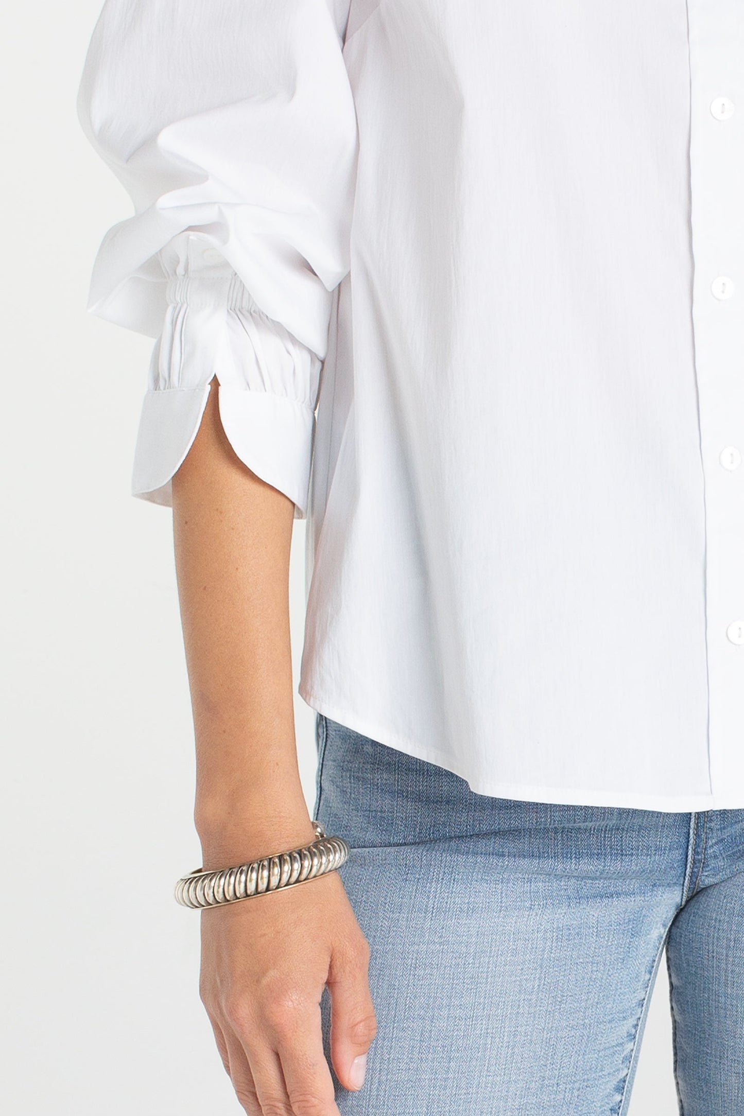 Adjustable Sleeve Button Down