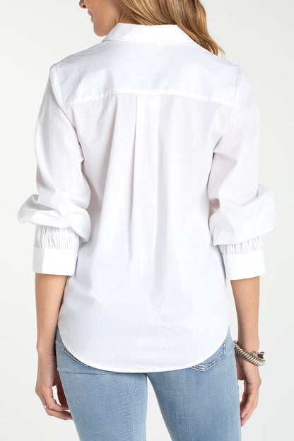 Adjustable Sleeve Button Down