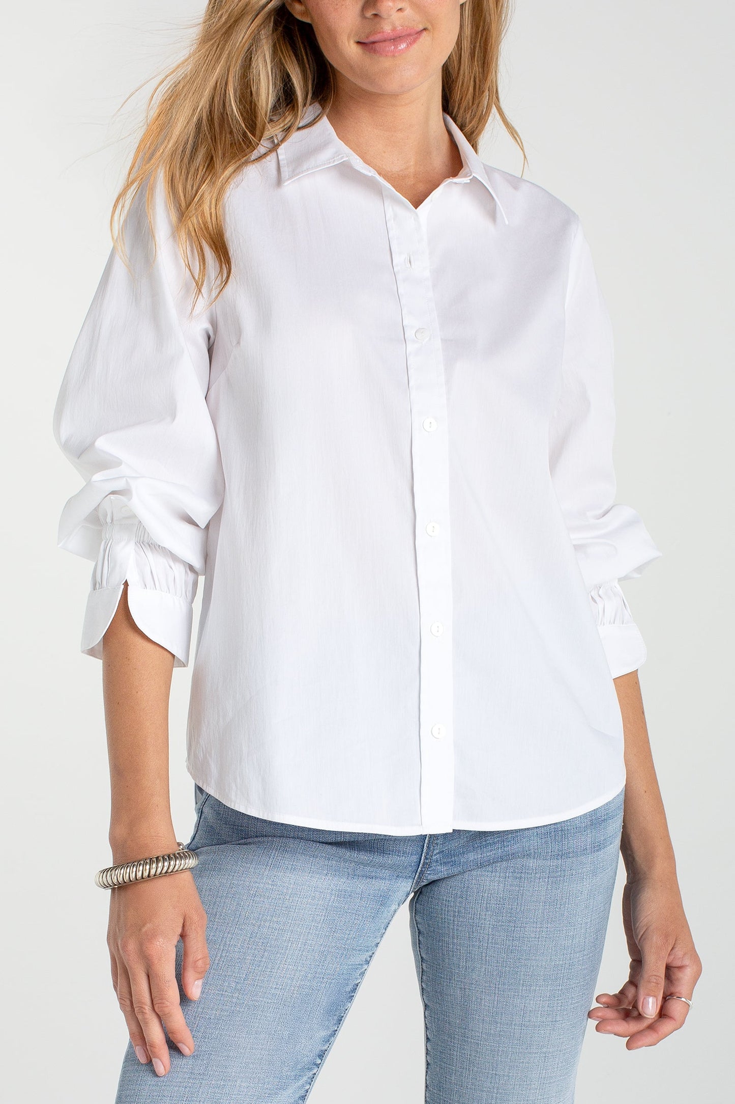 Adjustable Sleeve Button Down