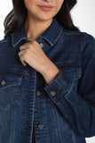 Fit and Flare Trucker Jacket
