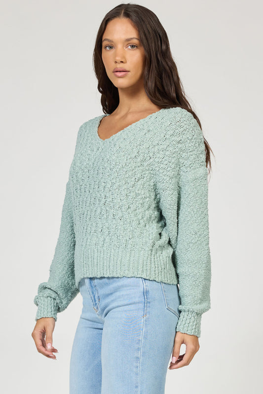 Lexi Textured V-Neck Sweater