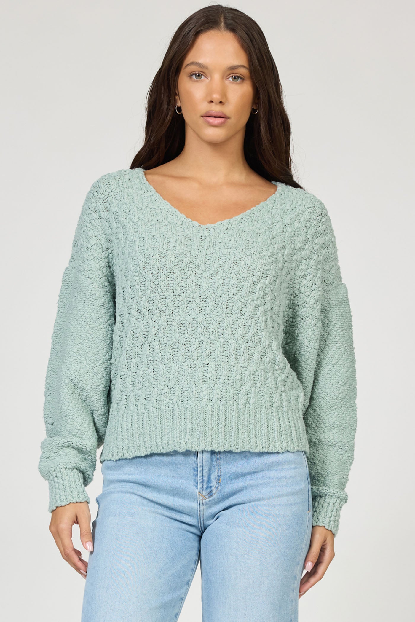 Lexi Textured V-Neck Sweater