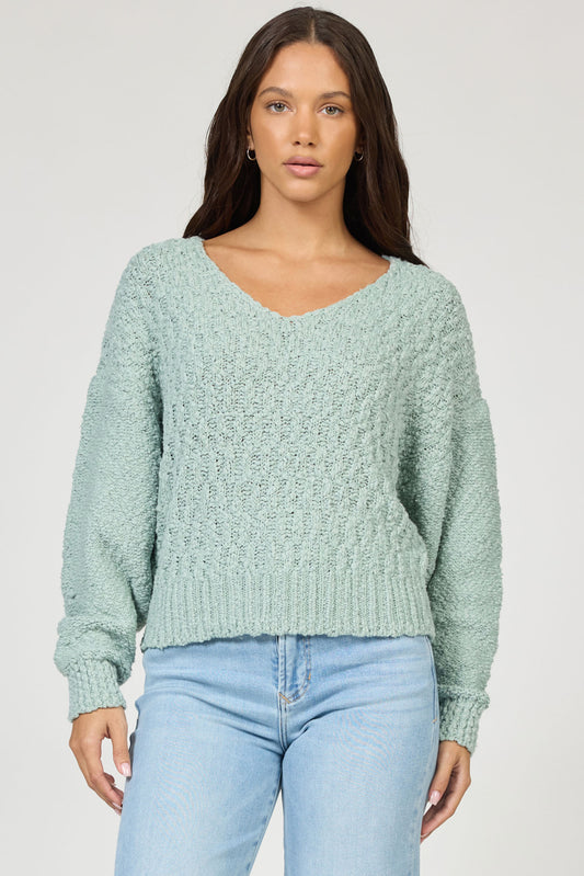 Lexi Textured V-Neck Sweater
