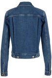 Genevieve Zip Front Denim Jacket