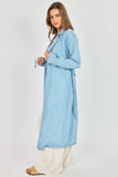 Duster Coat with Braided Belt