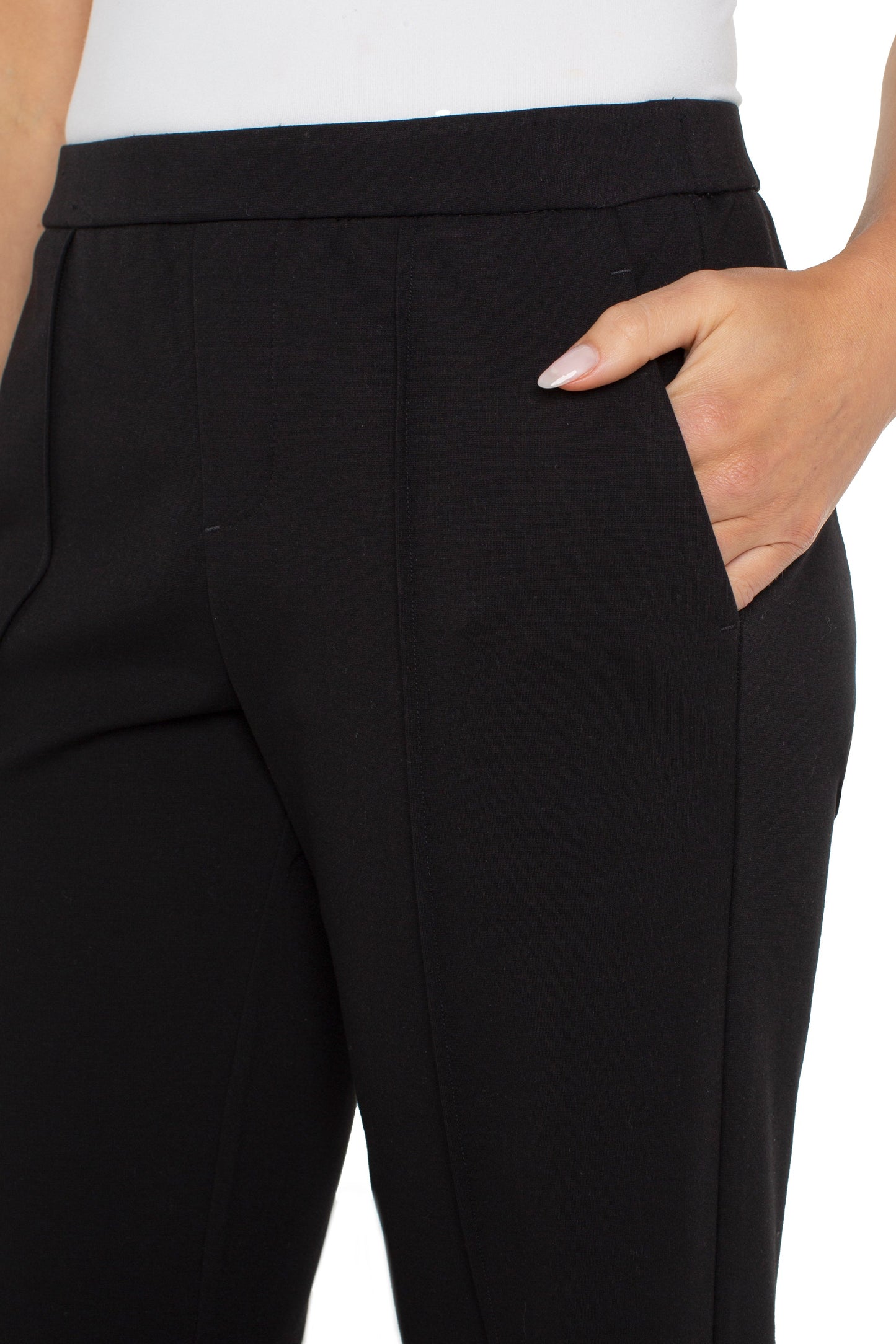 Kayla Pull-On Wide Leg Trouser