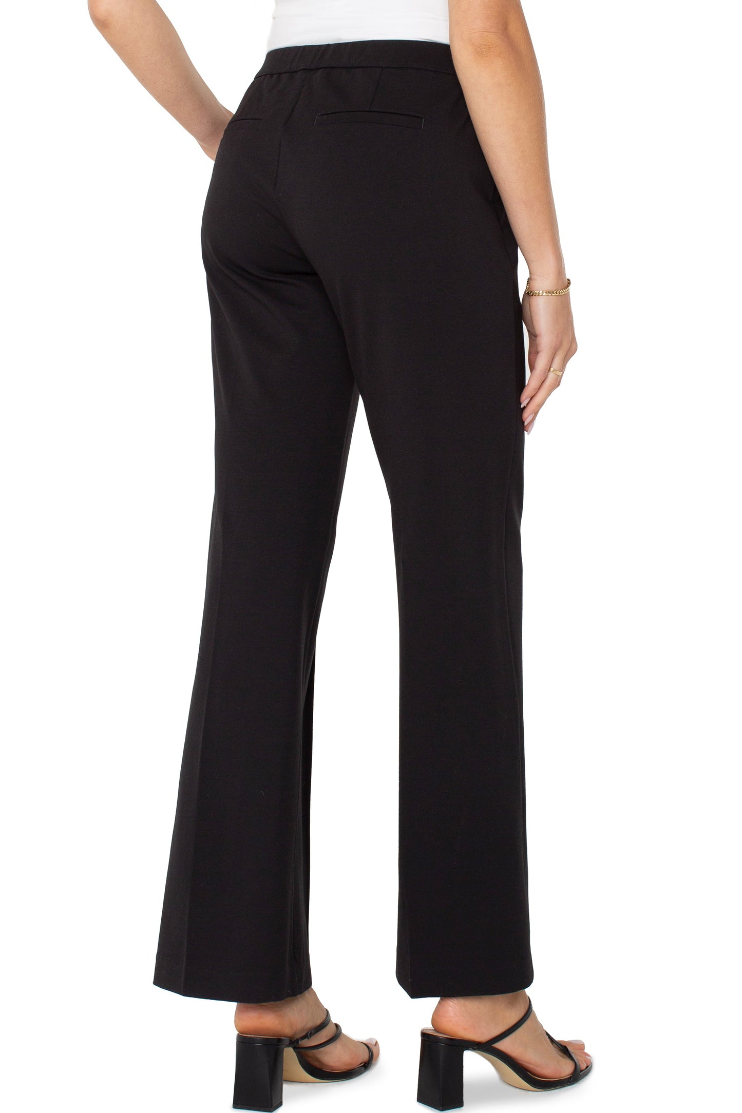 Kayla Pull-On Wide Leg Trouser