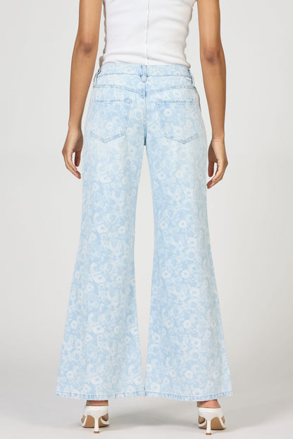Micah Floral Print Jeans