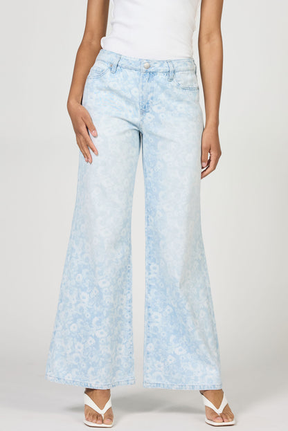 Micah Floral Print Jeans
