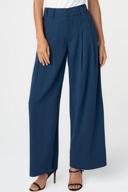 Pleated Wide Leg Trouser