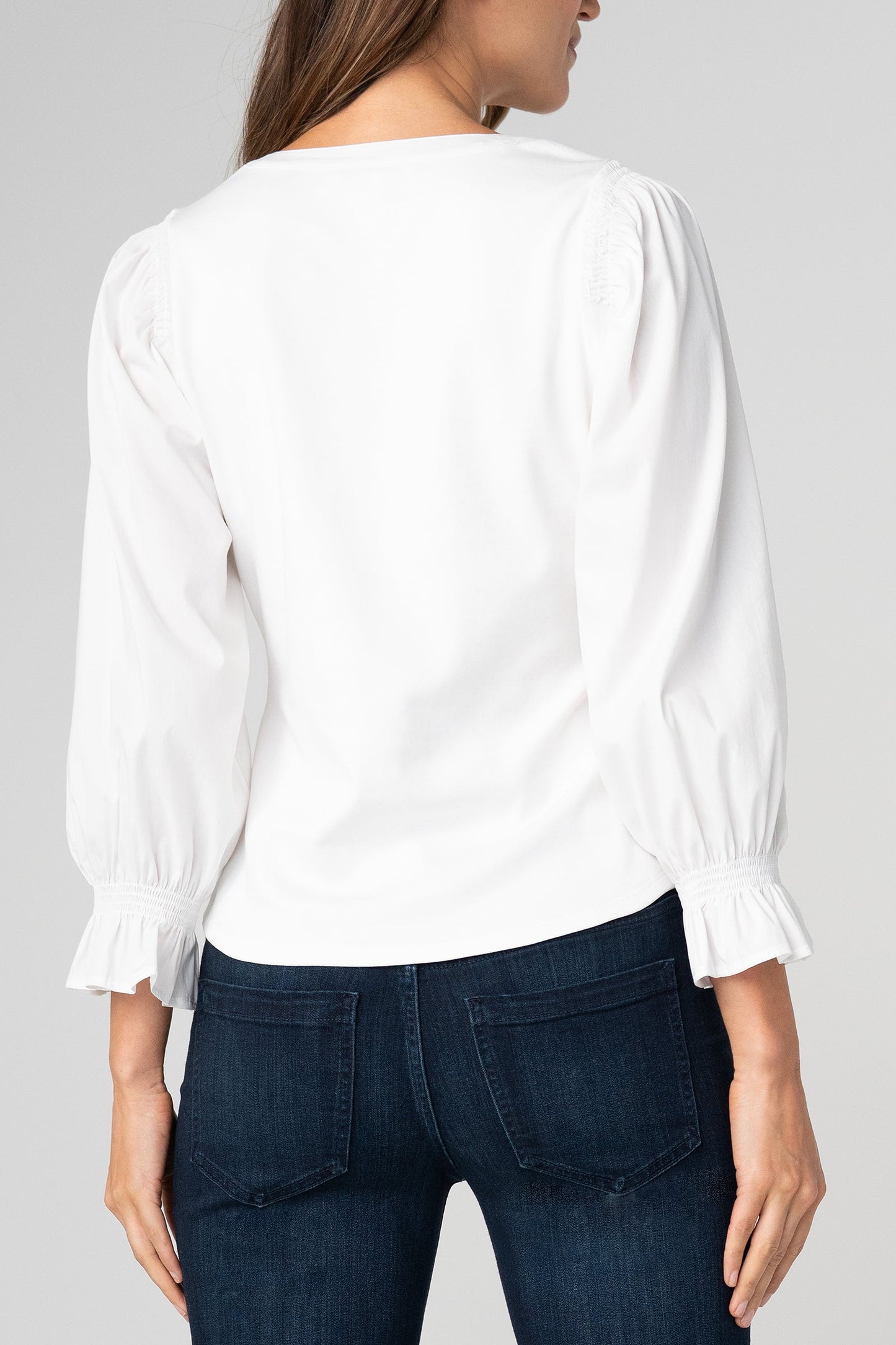3/4 Smocked Sleeve Top