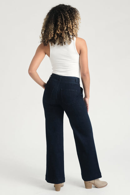 Petite 29" Slim Wide Leg