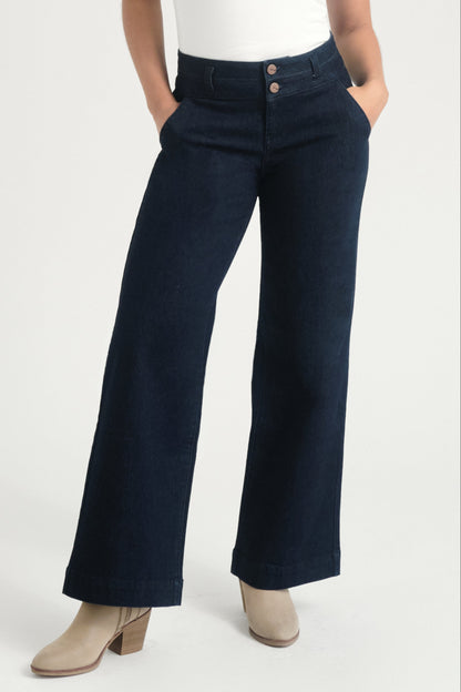 Petite 29" Slim Wide Leg