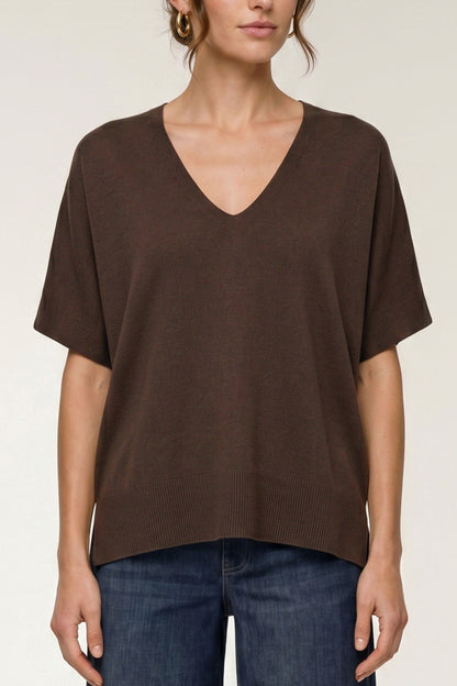 Dolman Sweaters with Step Hem