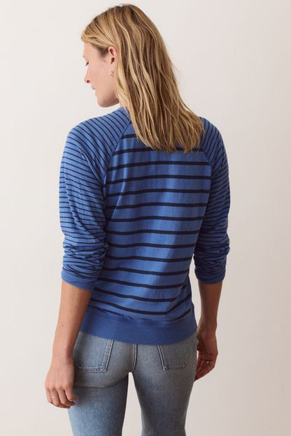 Reversible Raglan Stripe Top