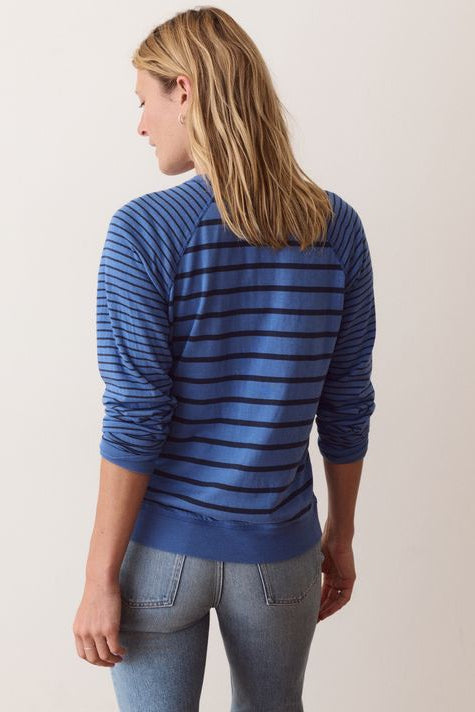 Reversible Raglan Stripe Top