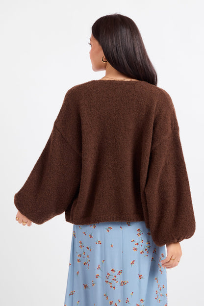 Marley Dolman Sleeve Open Cardigan