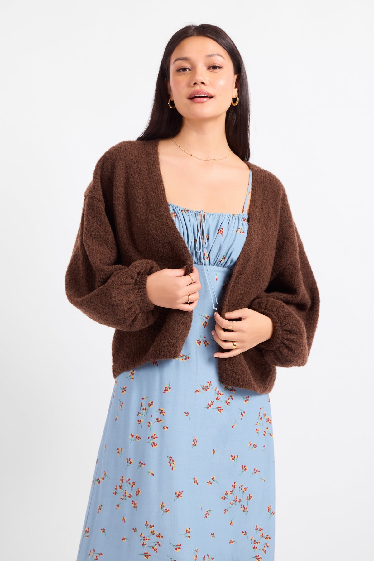 Marley Dolman Sleeve Open Cardigan