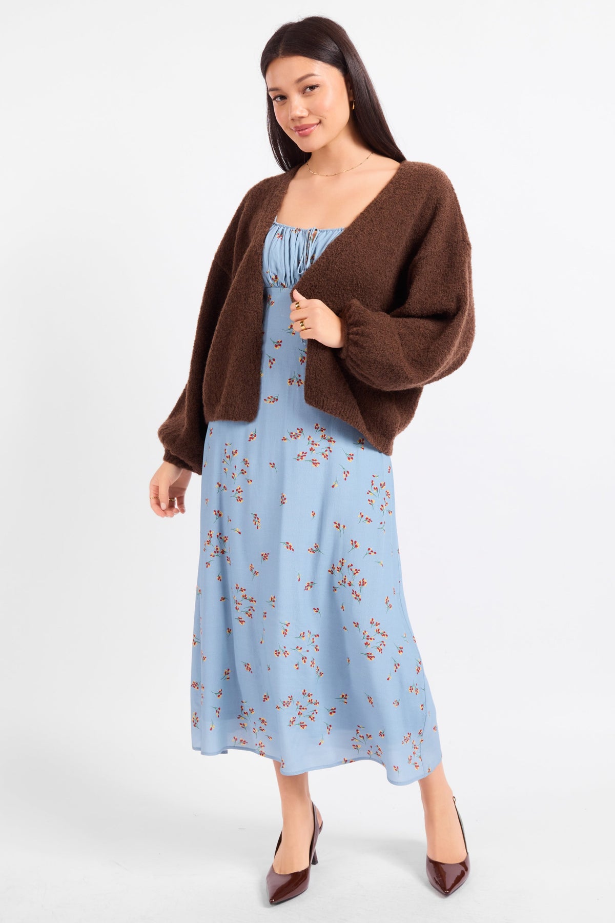 Marley Dolman Sleeve Open Cardigan