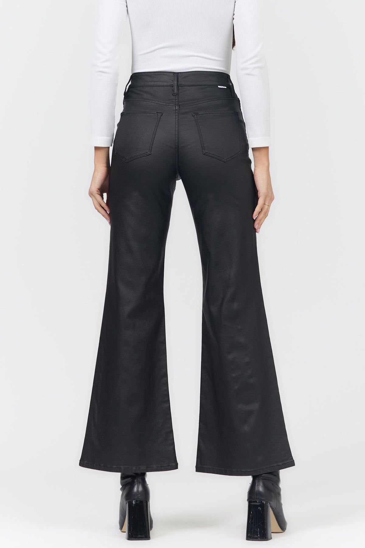 Fiona Coated Wide Leg Pants