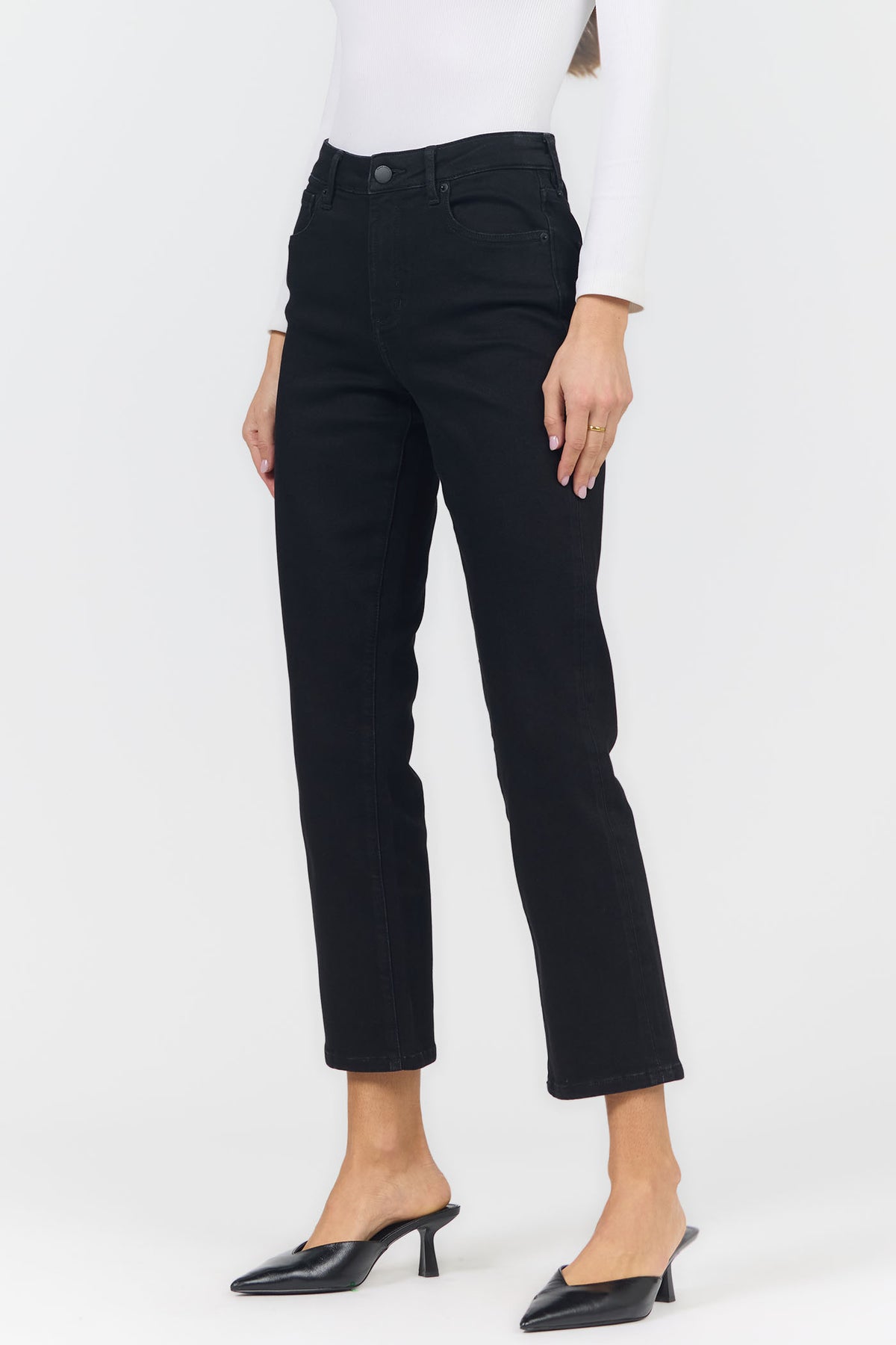 Anika Straight Leg Ankle Jeans
