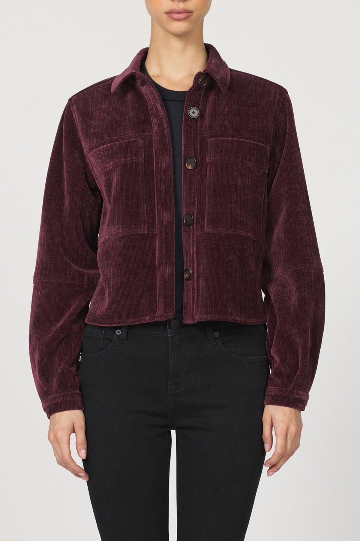 Gina Cropped Corduroy Jacket