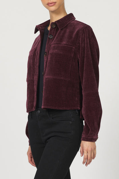 Gina Cropped Corduroy Jacket