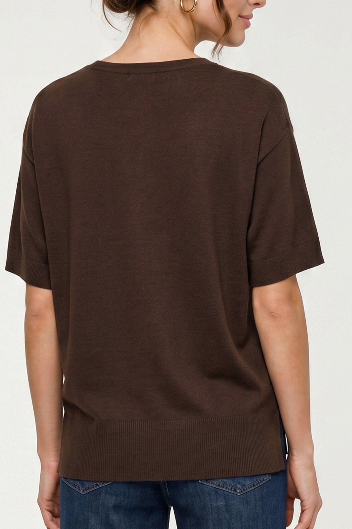 Dolman Sweaters with Step Hem