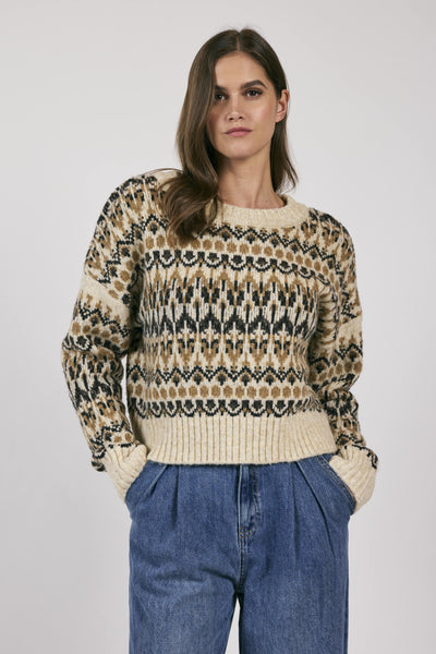 Rural Nordic Pattern Pullover