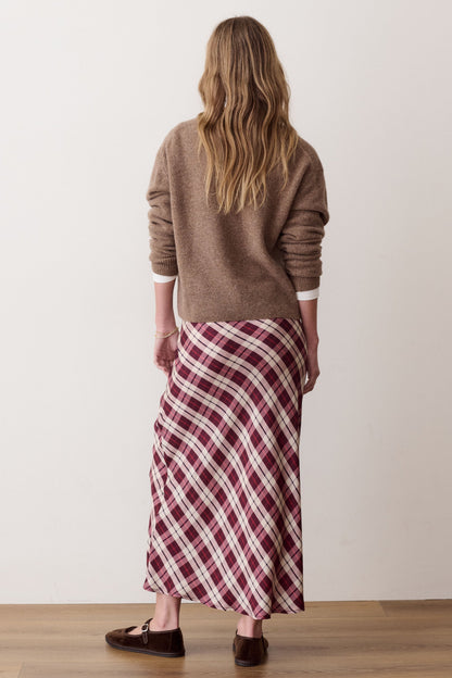 Silvia Plaid Maxi Skirt