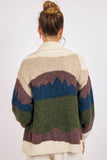 Birdie Landscape Intarsia Cardigan