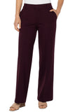 Kelsey Wide Leg Trouser Dark Plum