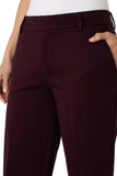 Kelsey Wide Leg Trouser Dark Plum