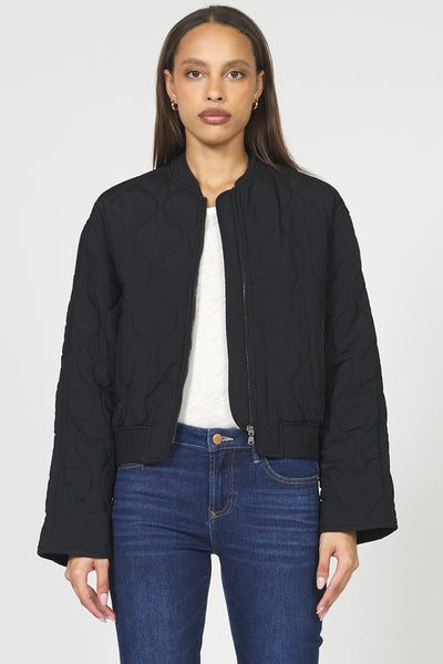 Maverick Quilted Jacket Black