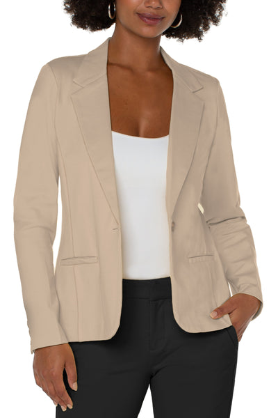 Fitted Blazer Biscuit Tan