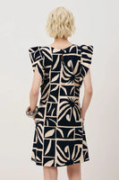 Ruffle Sleeve Mini Dress