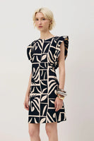 Ruffle Sleeve Mini Dress