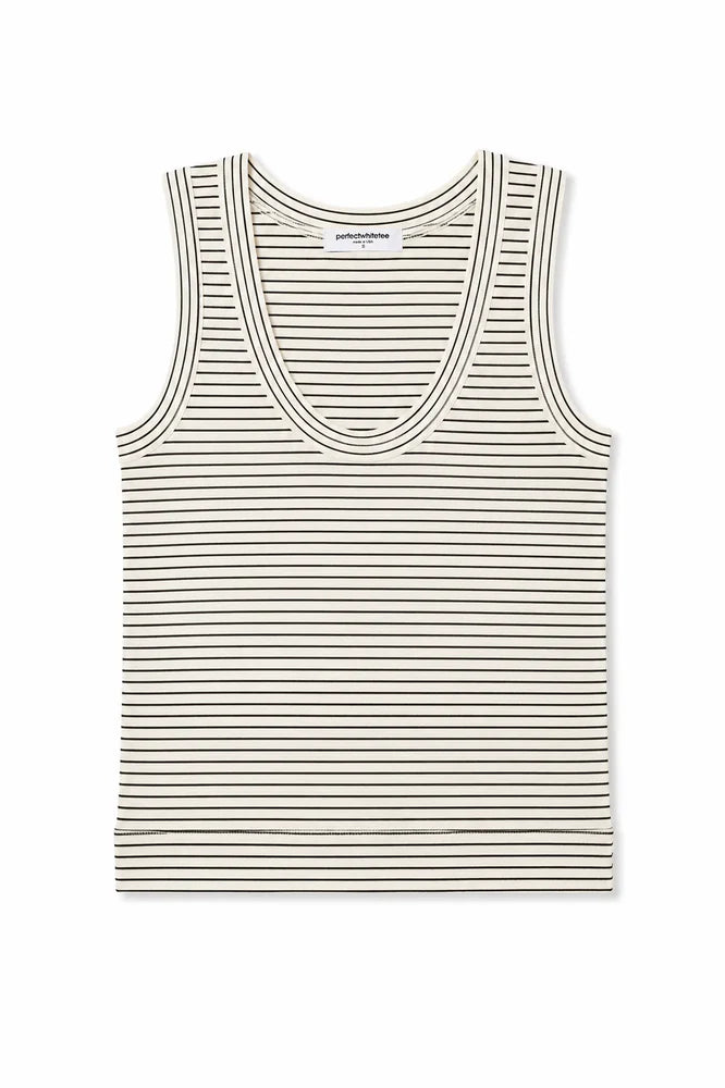 Vicky Stripe Hemp Cotton Tank