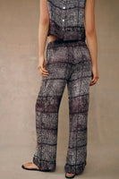 Wide Leg Print Pant