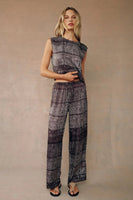 Wide Leg Print Pant
