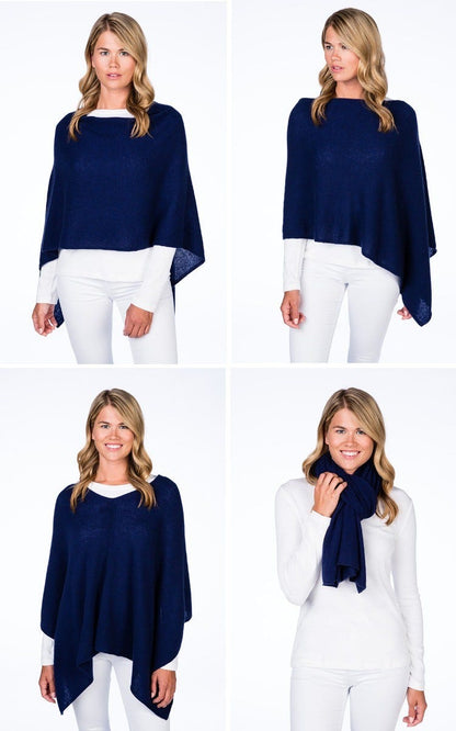 100% Cashmere Drape Topper