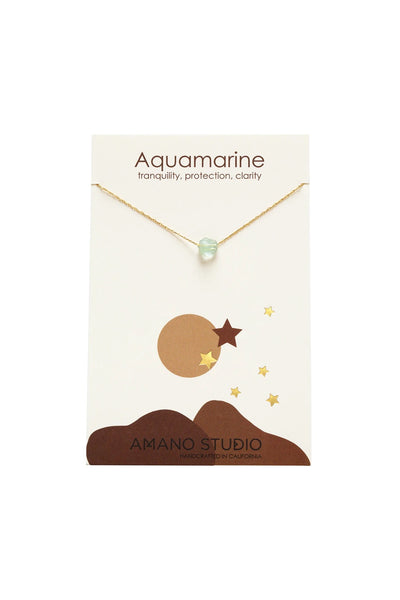 Healing Powers Aquamarine Necklace