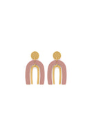 Dusty Rose Arches Earrings