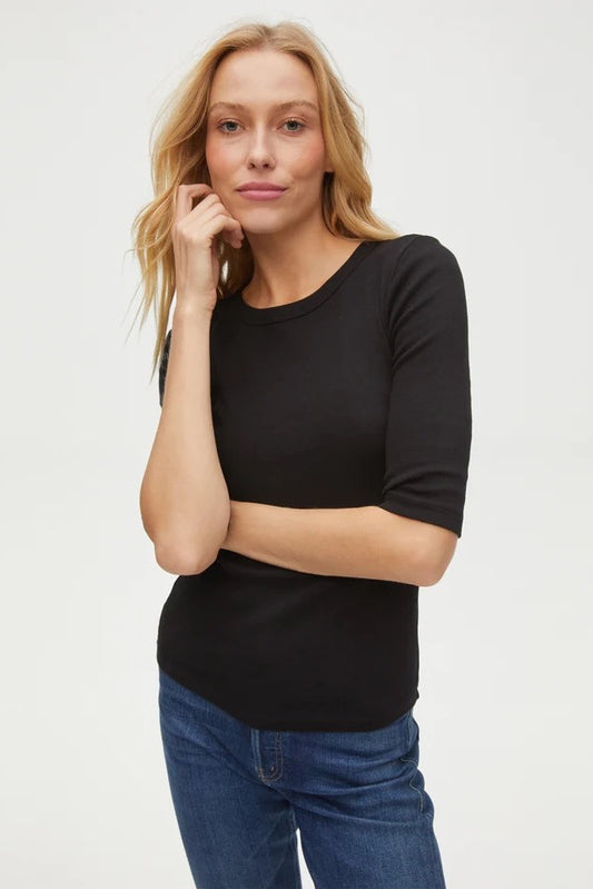 Black Dot 3/4 Sleeve Tee