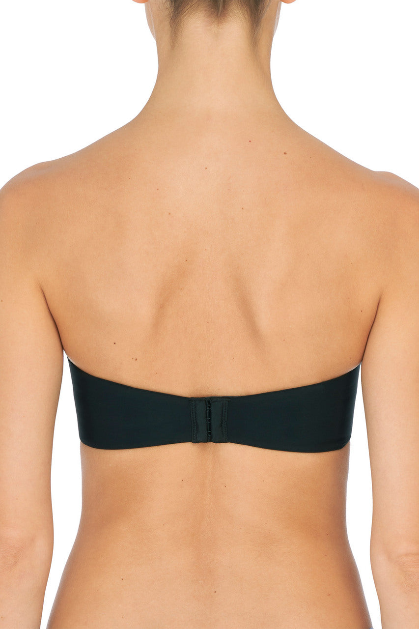 Black Minimal Strapless Bra