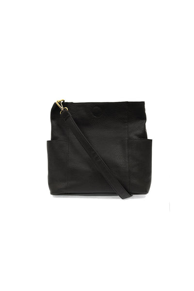 Black Side Pocket Bucket Bag