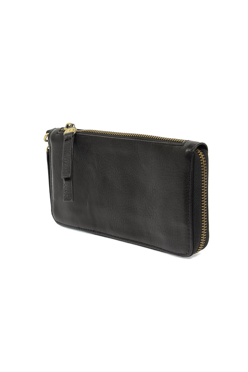 Chloe Zip Wallet Wristlet Black