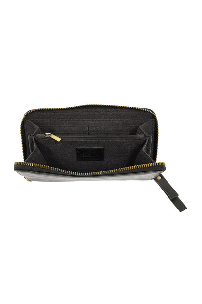 Chloe Zip Wallet Wristlet Black
