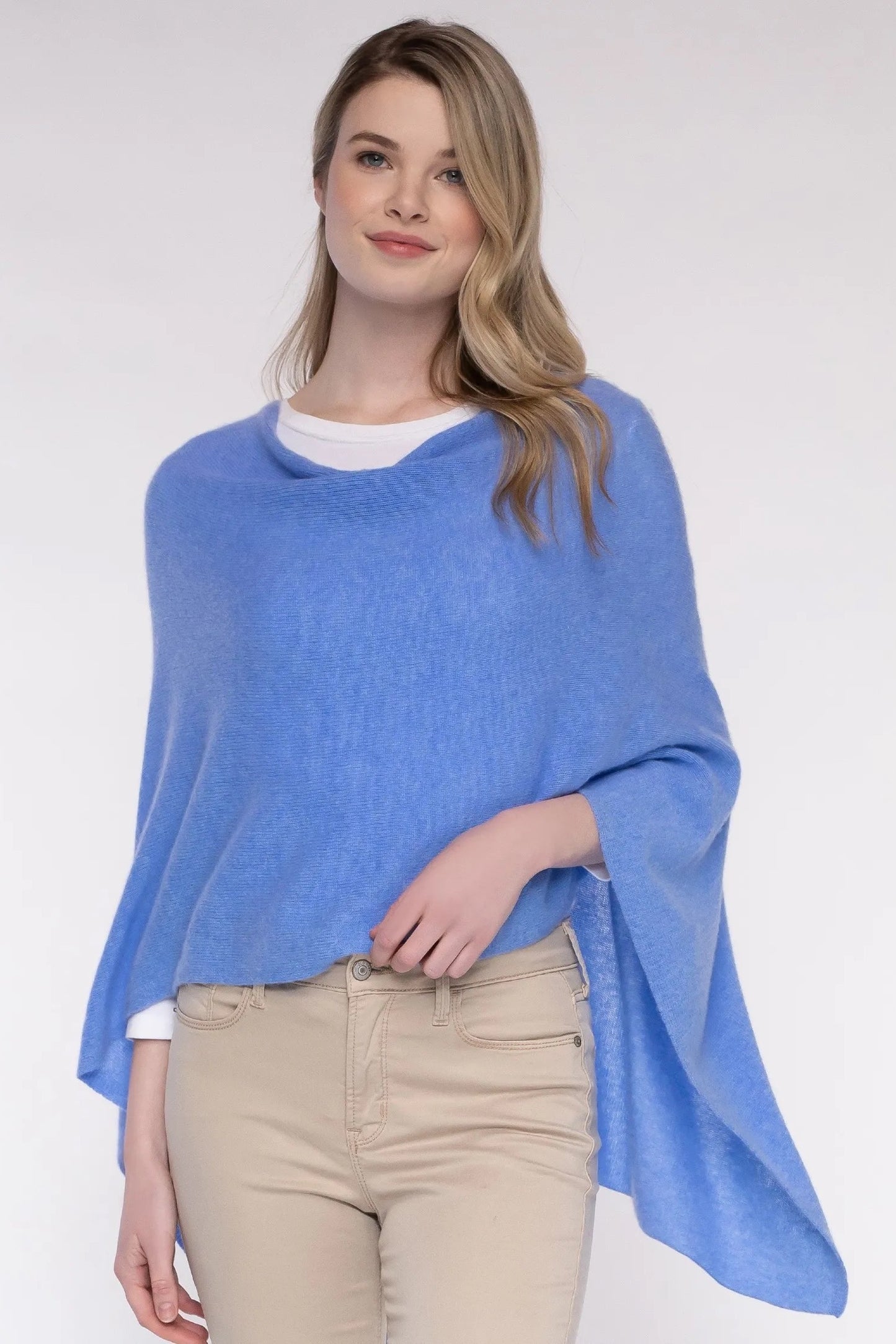 100% Cashmere Drape Topper